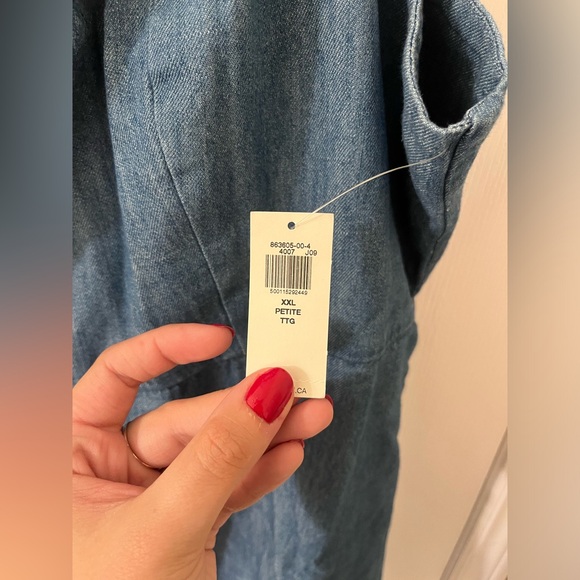 Old Navy Jean Dress size XXL Petite - Picture 2 of 5